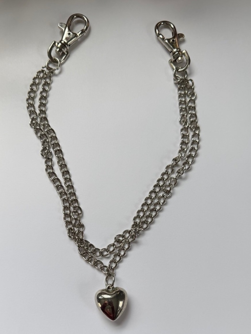 Bag charm Silver Heart